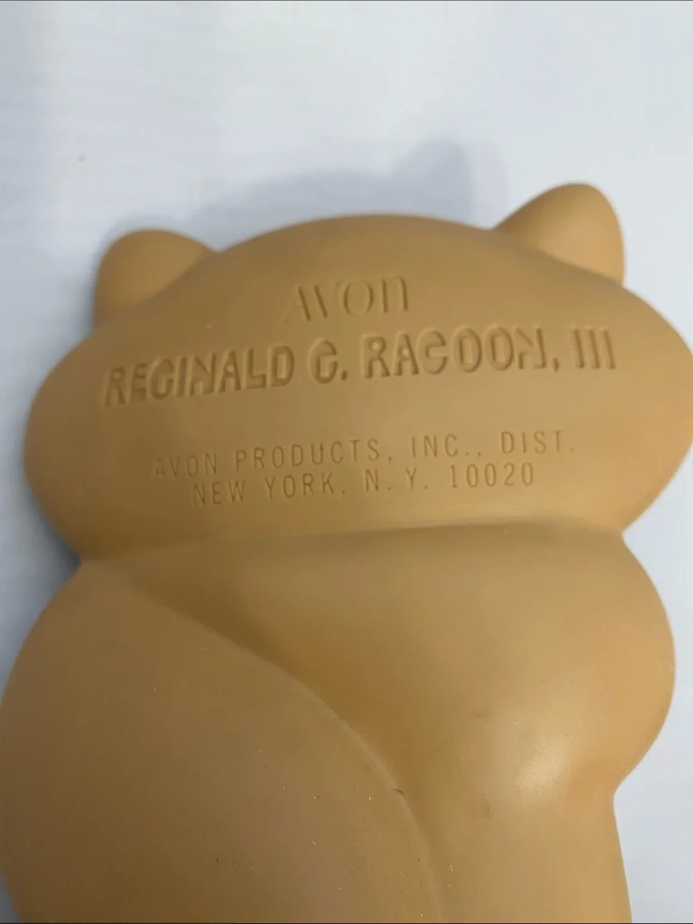 Avon Reginald Raccoon Floating Soap Dish